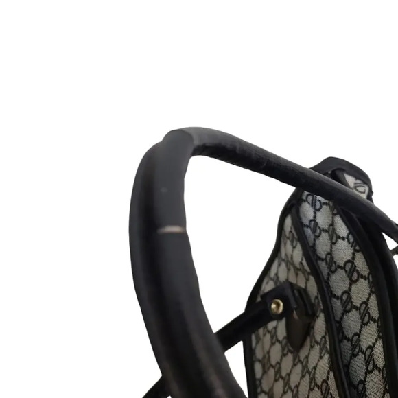 Vintage JCPenney Vinyl Monogram Mini Tote - Picture 8 of 9